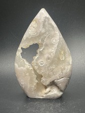 Flower Agate Druzy Teardrop 166g picture