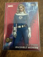 Invisible Woman Debut Red Wave 4/5 2025 Topps Chrome Marvel Studios 🔥 picture
