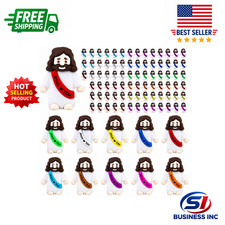 100 Pcs Little Jesus Figures– Rubber Mini Jesus Figurines in Bulk Tiny Baby Je picture