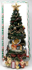 Vintage 1990s World Bazaars Musical Christmas Water Globe With Original Box picture