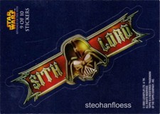 2005 Topps Star Wars: Revenge of the Sith Die Cut Sticker #9 Sith Lord Vader picture