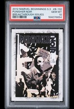 2012 MARVEL BEGINNINGS S3 BREAKTHROUGH ISSUES #B-132 PUNISHER NOIR POP 3 PSA 10 picture