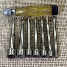 Vintage Fuller’s 8-Piece Interchangeable Unbreakable Nut Driver Set 3/16”–1/2”. picture