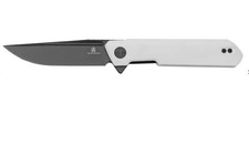 BESTECHMAN Dundee BMK01I Flipper Knife 3.35in D2 Grey PVD G10 White Liner Lock picture