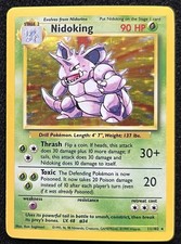 (NM) Nidoking 11/102 Holo - Pokemon Base Set picture