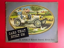 CARS THAT BUILT GM - 1950s Promo Book feat BRASS ERA Pontiac REO Cadillac Trucks picture