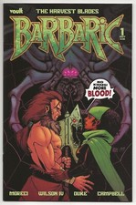 Vault Comics BARBARIC THE HARVEST BLADES #1 first printing 1:5 Howell variant picture