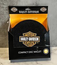 Harley Davidson Compact Disc Wallet 24 CD Music Case Haddad Accessories picture