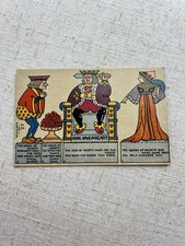 1914 J. Alan Fletcher Postcard #20 Cut Out “King Have-A-Heart” Queen Of Hearts picture