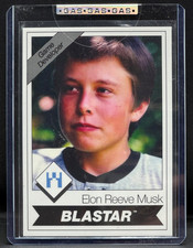 ELON MUSK  BLASTAR G.A.S. SERIES 1 Trading Card #15 2021 RARE Print Run 1774 GAS picture
