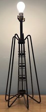 Vintage Ferris-Shacknove Iron Lamp Mid Century MCM Modern Metal Lighting 50s 60s picture