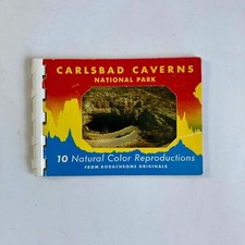 Vintage Carlsbad Caverns National Park 10 Natural Color Reproductions Kodachrome picture