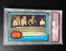 Topps 1977 Star Wars THE REBELS MONITOR THE RAID #49 PSA 10  picture