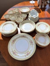 Noritake N440 Pattern Vintage Porcelain China Partial Set c.1933- Rare pattern picture