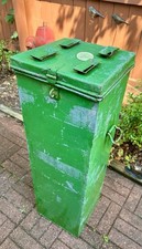 Antique ~ 4-Slot Steel Election Ballot Box ~ Washington County MN Stillwater VTG picture