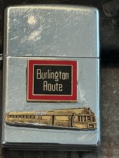 Zippo Lighter Burlington Route Railroad  picture