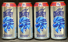 Mtn Dew Energy Pomegranate Blue Burst 4 16 oz Cans Discontinued Mountain Retired picture