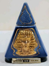 Vintage Jim Beam Bourbon Whiskey Pyramid Decanter Indiana  1970 Imperial Session picture