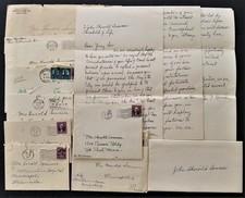 1930s antique 9 PERSONAL LETTERS st paul mn SOMMER john harold agnes picture