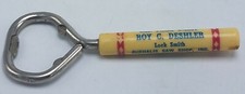 c.1930s VTG Bottle Opener Advertising Roy C. Deschler Locksmith Chehalis, WA picture