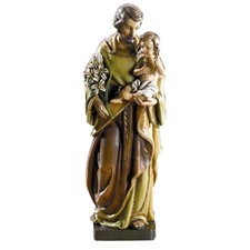 #St Joseph with Child Statue, 8'' High Saint Statue (USUALLY SHIP IN 2 DAYS) picture