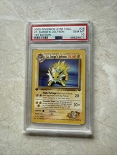 Lt. Surge's Jolteon 28/132 1st Edition - PSA 10 Pokemon Gym Challenge GEM MT picture
