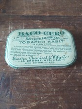 Antique 1890s Tobacco Cure Tin picture