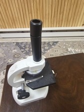 Vintage Sears Microscope Made In USA Cast Iron Metal 8