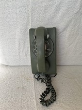 ITT Vintage 1970's Wall Mount Rotary Dial Phone Avocado Green  picture