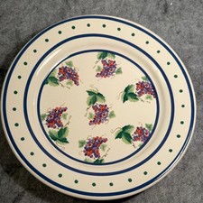 Vintage 1995 Winterthur Enesco Decorative Plates - Grape & Lemon Pair picture