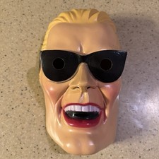 Rare VTG Max Headroom Face Mask 1980's Halloween Made In France Wayfair Glasses picture