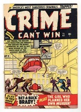 Crime Can't Win #41 FR 1.0 1950 picture