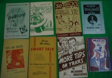 Vintage Magic Book Lot - 8 Titles- Christopher, Parrish and More picture