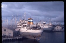 sl47 Slide 1980's  Greek Ship NORTH PRINCESS Piraeus Cartagena 859a picture