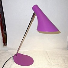 Nordlux Vanila Table Desk Lamp Purple Danish Modern HTF in USA Color OOP 2011 picture