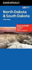 Rand McNally Easy to Fold: North Dakota, South Dakota Laminated Map picture