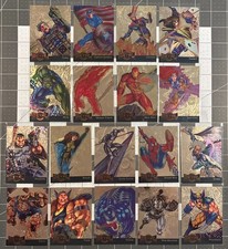1995 Marvel Metal Gold Blaster Insert Singles - You Choose - Finish Your Set picture