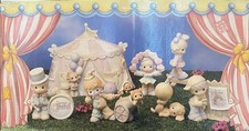 Precious Moments Sammy's Circus Complete 7 Pc Set 604070 Enesco 1993 Boxed picture