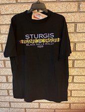 Vintage 1999 Harley Davidson Sturgis Black Hills Rally T-Shirt XL NWT picture