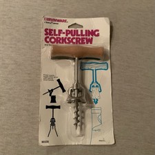 Vintage Irvinware Self Pulling Cork Screw Made In Italy New Old Stock picture