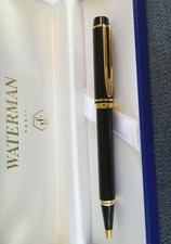  Waterman  Le Man Ballpoint Pen   Black & Gold  New  In Box picture
