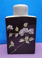 Fabienne Jouvin Paris Chinoiserie Flower Glazed Porcelain Jar with Lid picture