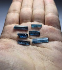 Natural Dark Ink Blue Tourmaline Crystal, High Quality Mineral Specimen, AFG. picture