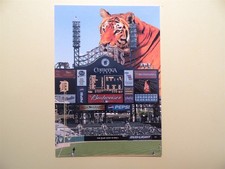 Comerica Park Detroit Michigan vintage postcard entrance Detroit Tigers baseball picture