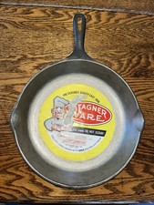 VINTAGE NO. 10A WAGNER WARE CAST IRON ROUND SKILLET NOS picture