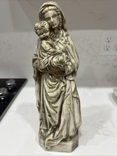 Vintage Virgin Mary Madonna Baby Jesus 13” Figurine Catholic picture