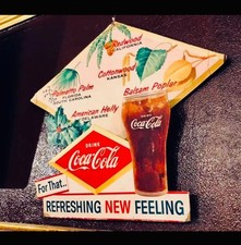 1940's USA Cola 3D stereoscopic signboard vintage.1940s #d4495a picture