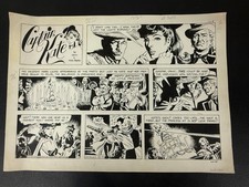 Captain Kate Original Sunday Strip Art Oct 4 1970 Skelly King Features Harlequin picture