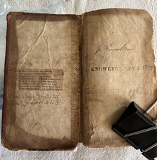 Antique J Knowlton 1828 English Language Bible Printed In PA, 1819, W/ Notes picture