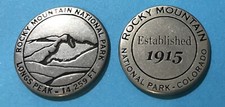 Rocky Mountain National Park Long's Peak Collectible Token picture
